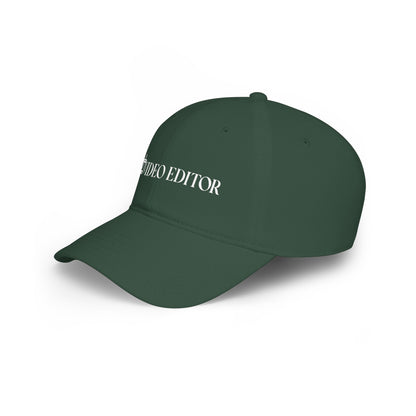 Video Editor Baseball Cap – Low-Profile Hat for Filmmakers & Content Creators