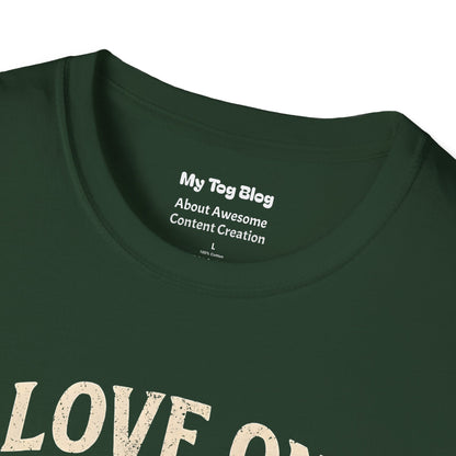 I Love One Woman And Lots Of Gear Content Creator T-Shirt