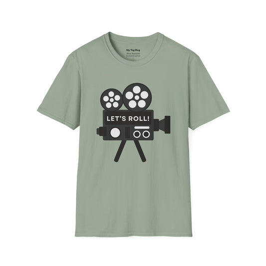 Let's Roll Vintage Film Camera T-Shirt