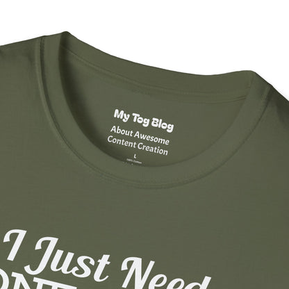 Photographer T-Shirt - Funny 'I Just Need One More Piece of Gear' Design
