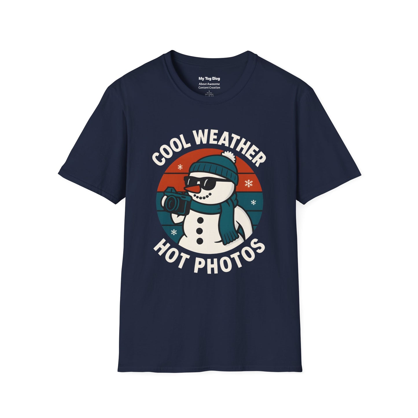 Cool Snow Hot Photos Unisex Softstyle T-Shirt