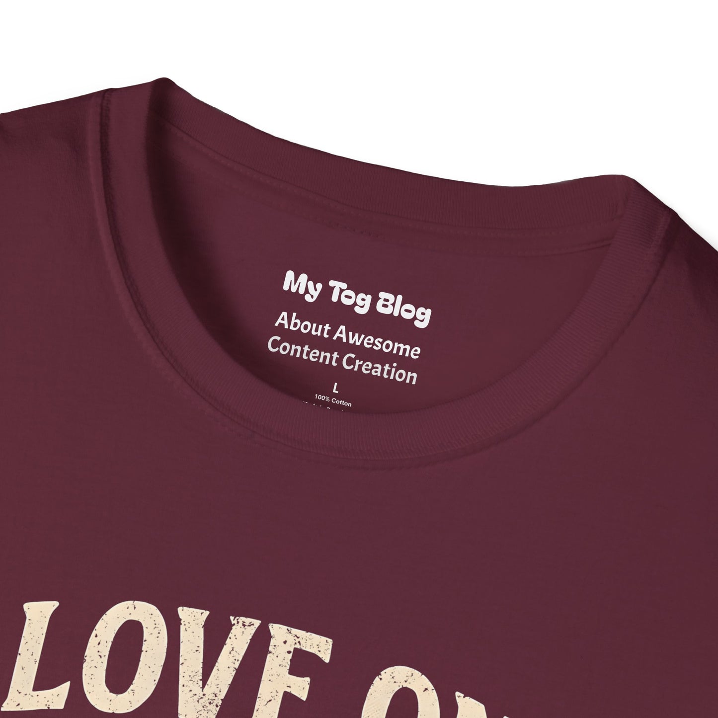 I Love One Woman And Lots Of Gear Content Creator T-Shirt