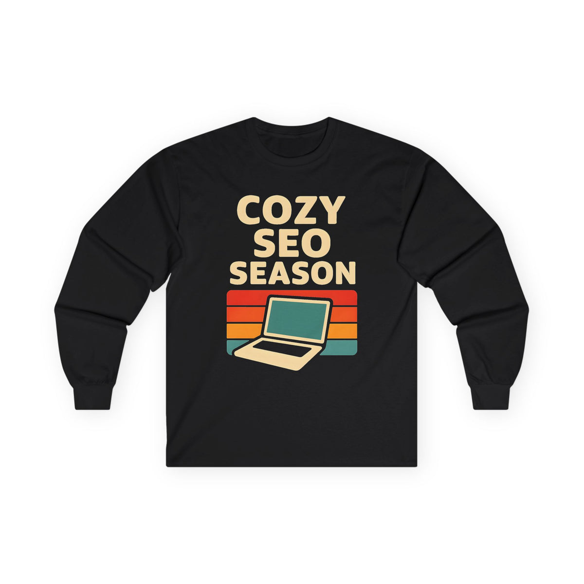 Cozy SEO Season Long Sleeve Shirt – Funny SEO & Content Creator Tee