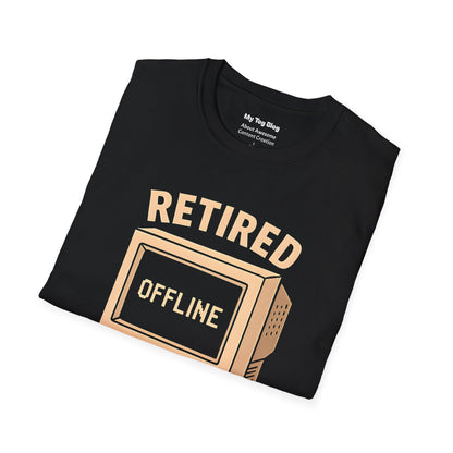 Retired Influencer T-Shirt – Funny Social Media & Content Creator Tee