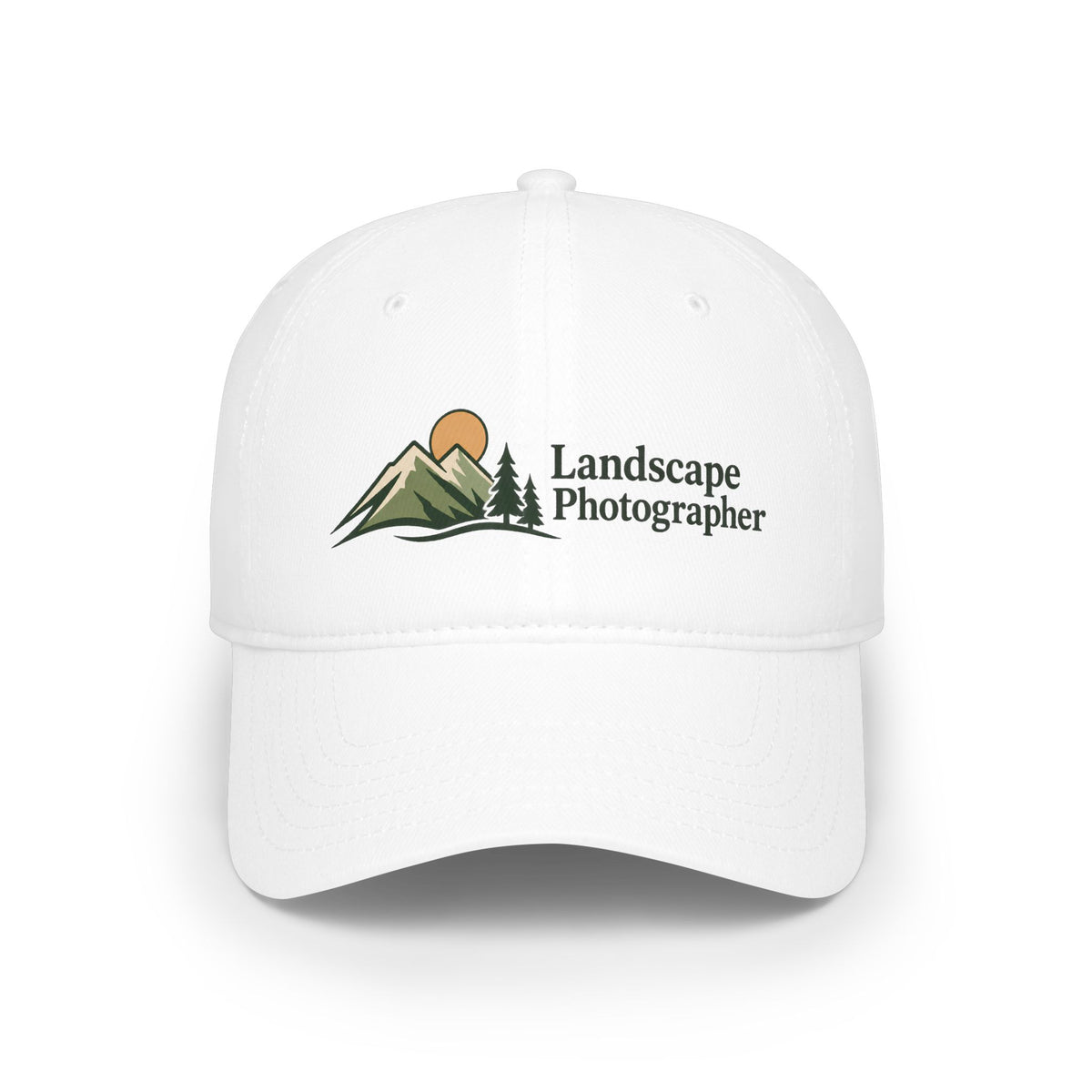 Landscape Photographer Baseball Cap – Low Profile Cotton Twill Hat for Photographers & Outdoor Creators