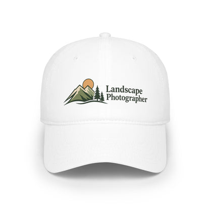 Landscape Photographer Baseball Cap – Low Profile Cotton Twill Hat for Photographers & Outdoor Creators