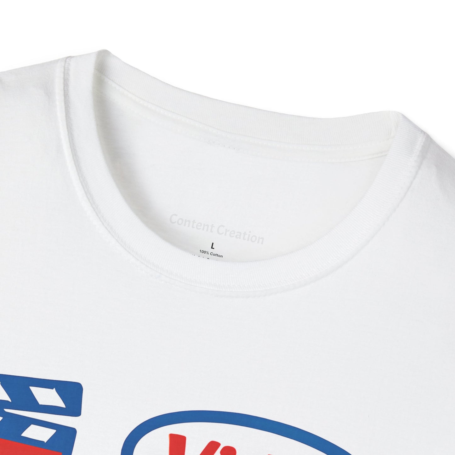 Video Creator T-Shirt with Tools in a Flat Lay Design