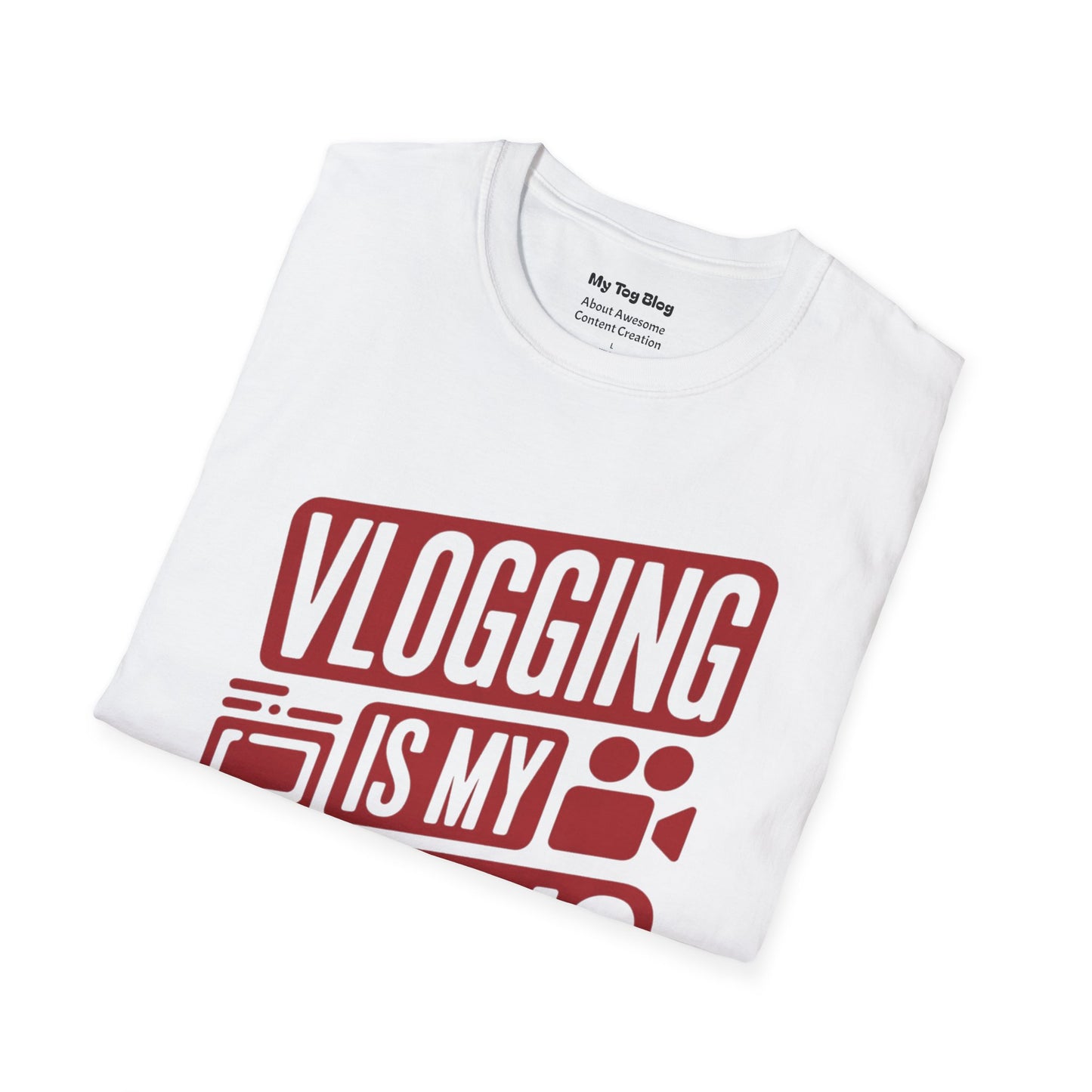 Vlogging Is My Cardio T-Shirt | Funny Tee for Vloggers & Content Creators