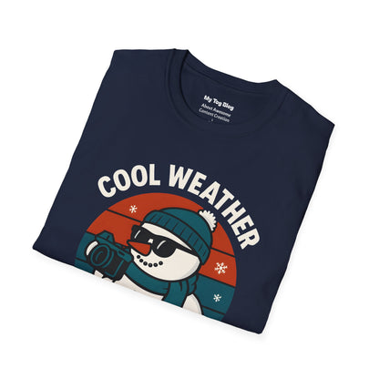Cool Snow Hot Photos Unisex Softstyle T-Shirt