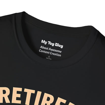 Retired Influencer T-Shirt – Funny Social Media & Content Creator Tee