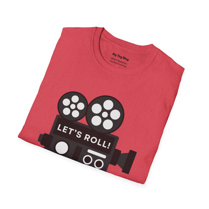 Let's Roll Vintage Film Camera T-Shirt