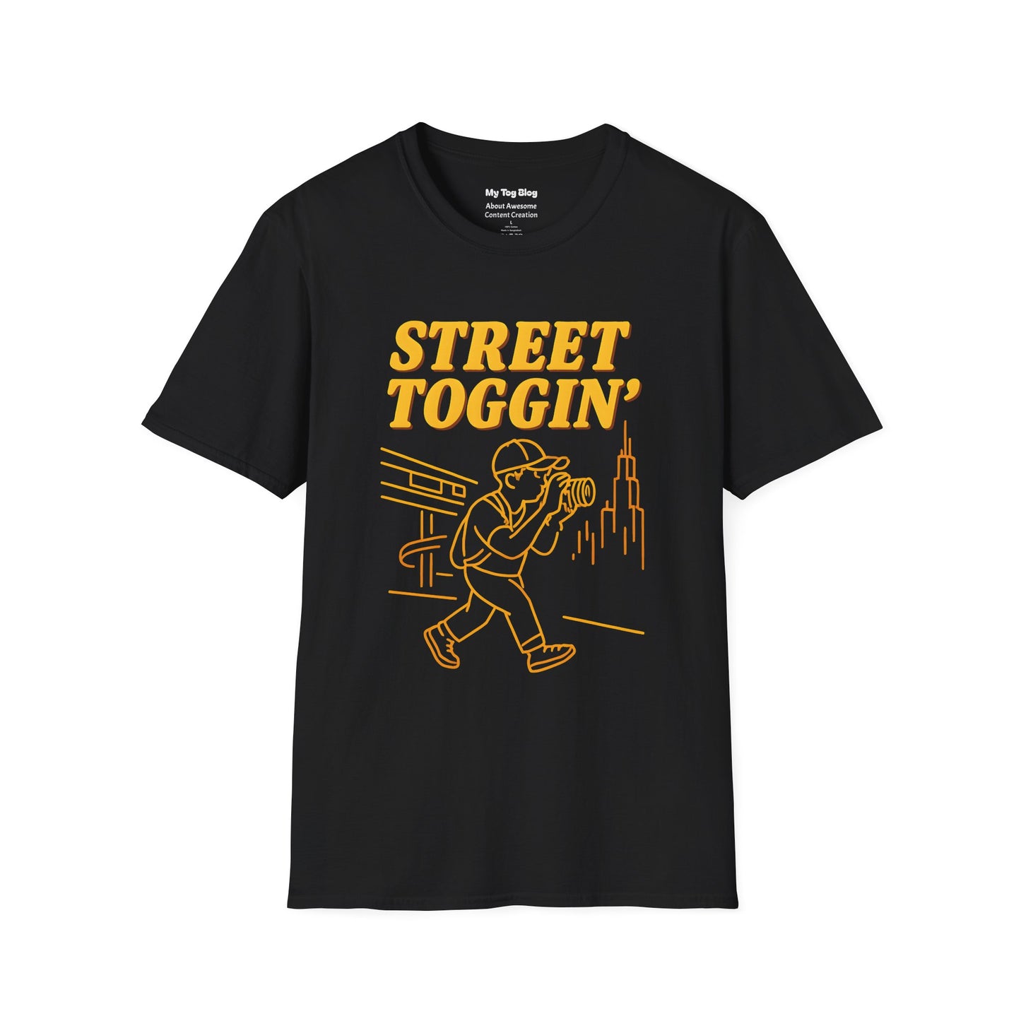 Street Toggin’ Street Photography T-Shirt | Photographer Camera Shirt