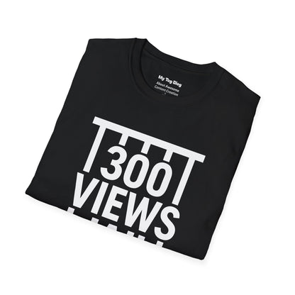 "300 Views Jail" Funny Video Creator T-Shirt